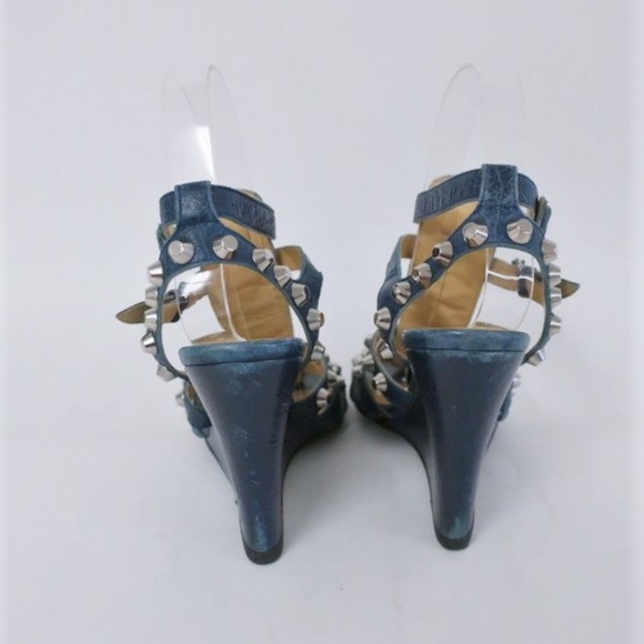 Balenciaga Giant Studded Gladiator Wedge 37.5 - Picture 6 of 8